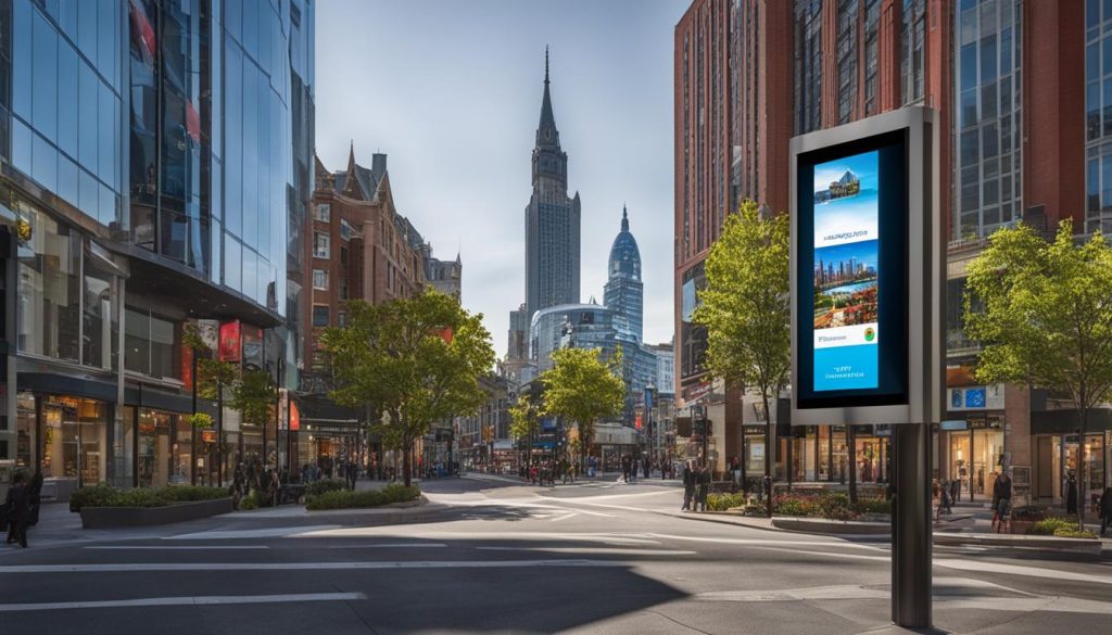 outdoor digital signage Waldorf