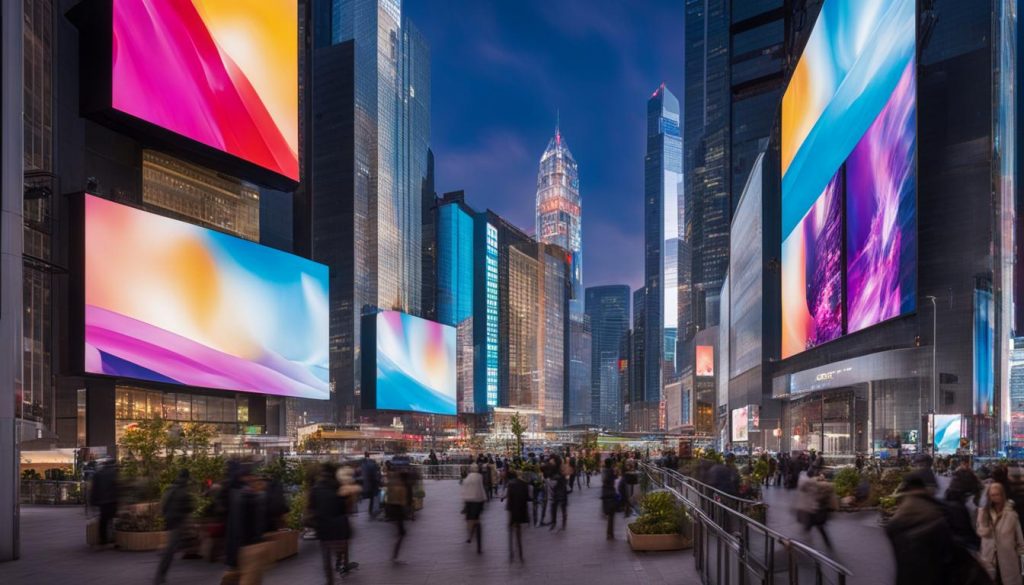 outdoor digital signage and large outdoor LED display