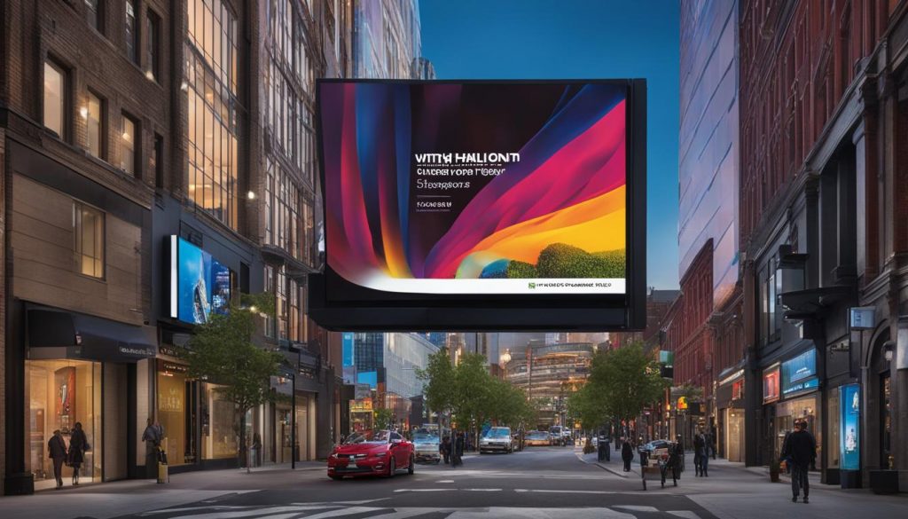 outdoor digital signage in Hamilton