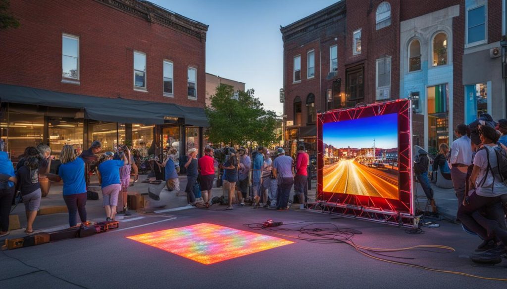 portable LED walls