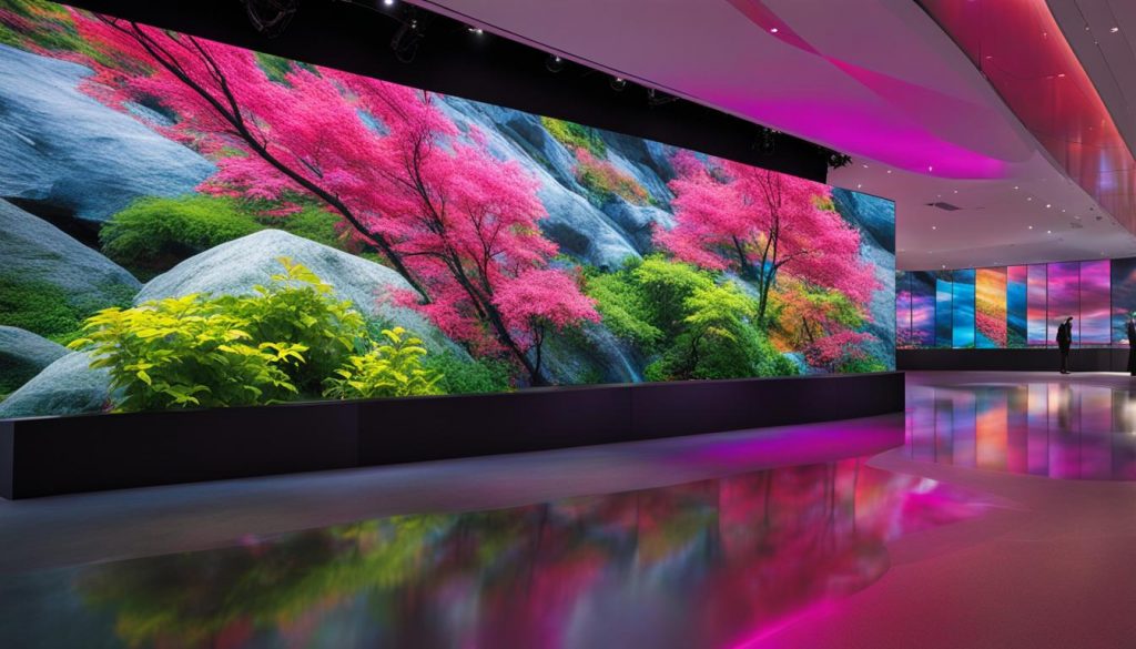 professional LED video wall