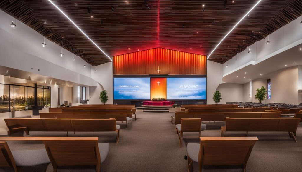 Affordable LED Wall for Church