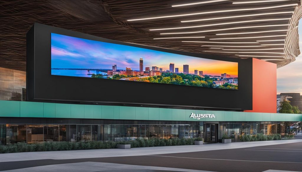 Affordable LED video wall in Augusta