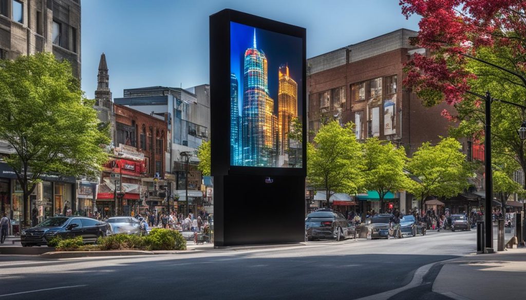 Affordable outdoor LED screen