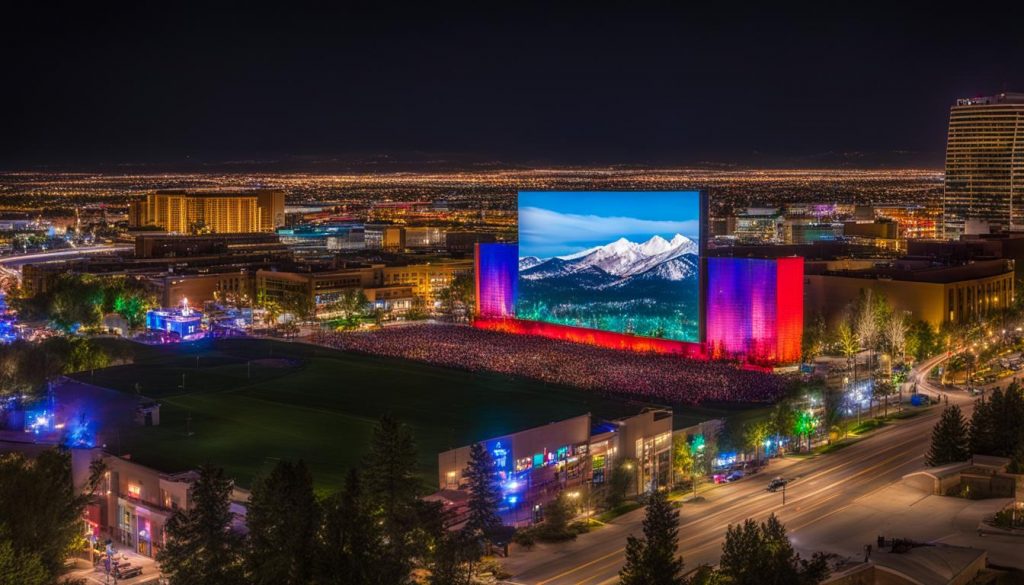 Big LED screen in Colorado Springs