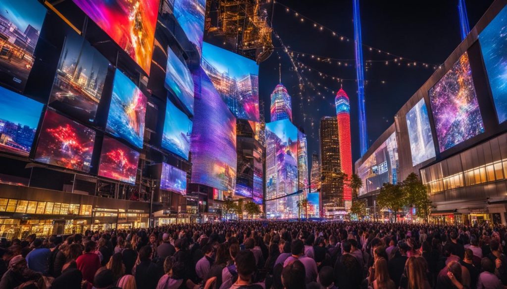 Big LED screen in Commerce City