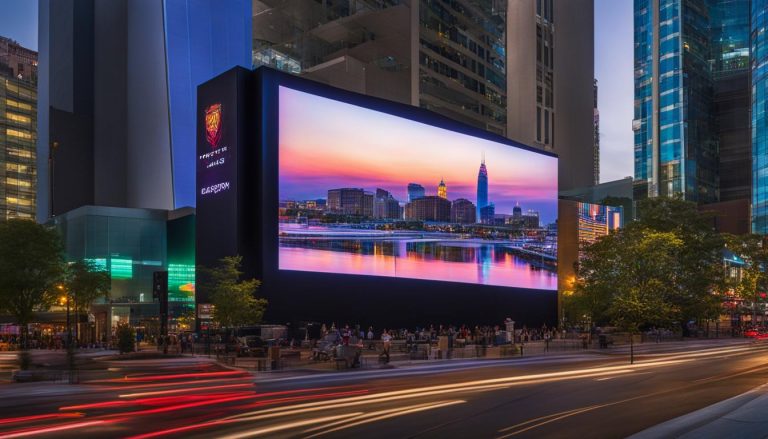 Big LED screen in Conway