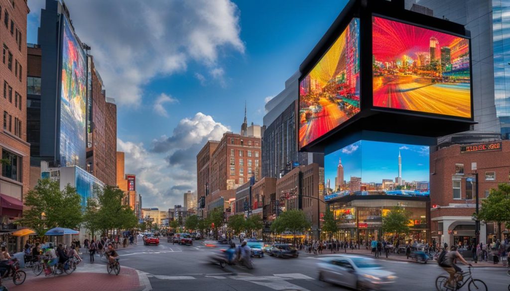 Big LED screen in DeKalb