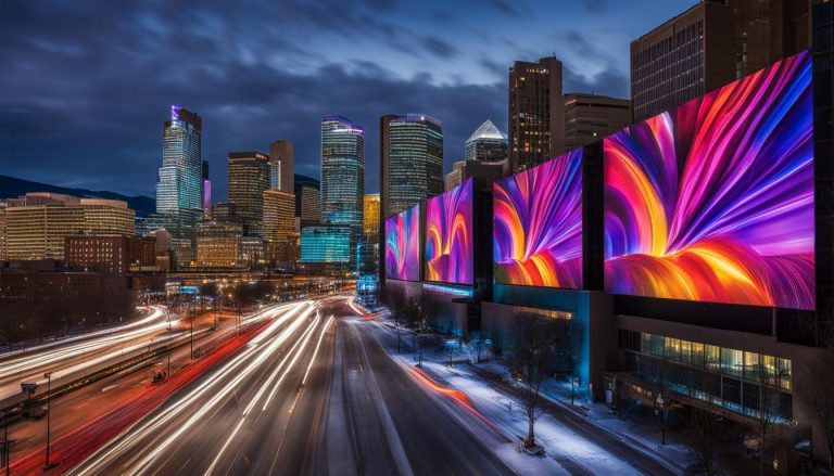 Big LED screen in Denver