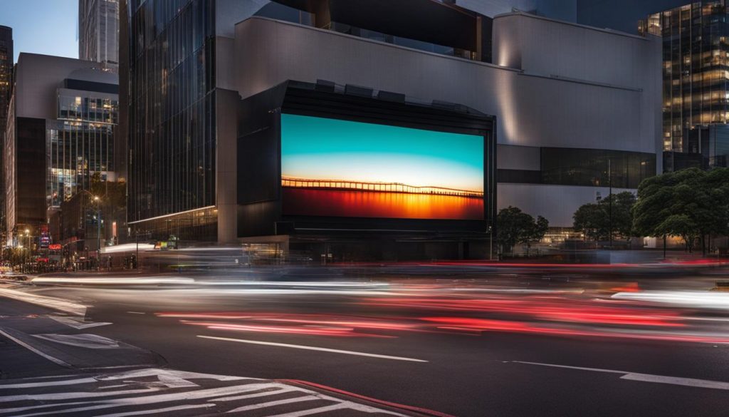 Big LED screen in Elizabeth