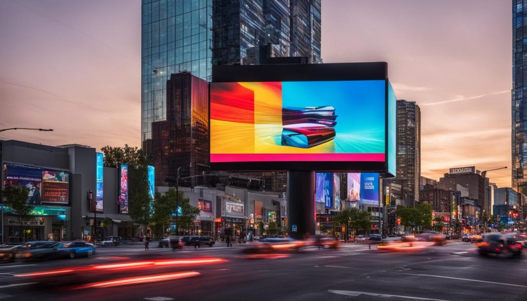 Big LED screen in Elmhurst