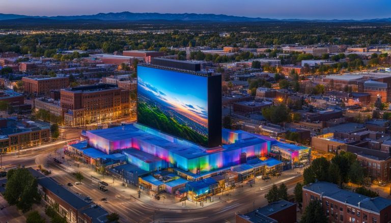 Big LED screen in Fort Collins