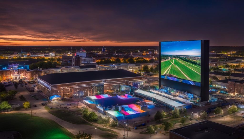 Big LED screen in Fort Smith