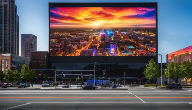 Big LED screen in Gastonia