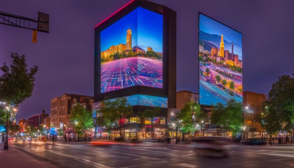 Big LED screen in Grand Junction