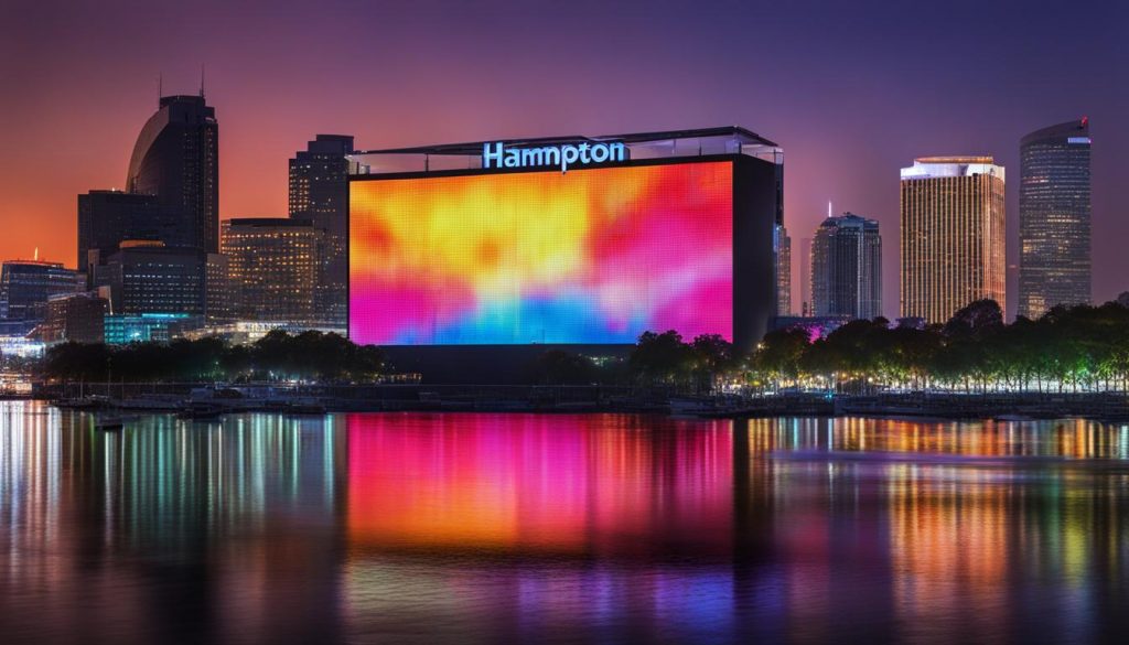 Big LED screen in Hampton