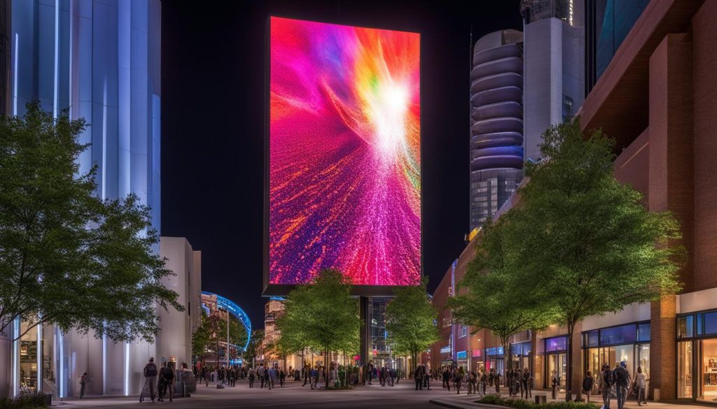 Big LED screen in Herndon