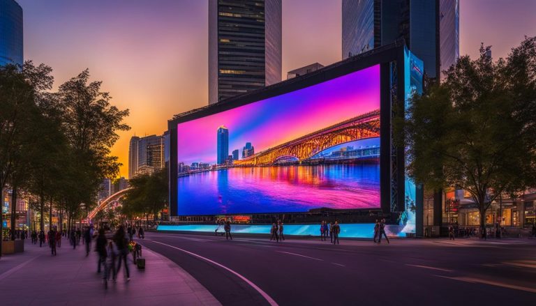 Big LED screen in Lakewood