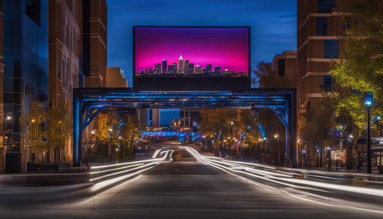 Big LED screen in Longmont