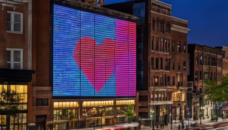 Big LED screen in Lowell