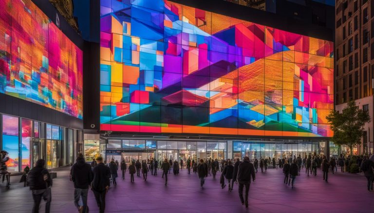 Big LED screen in Lynn