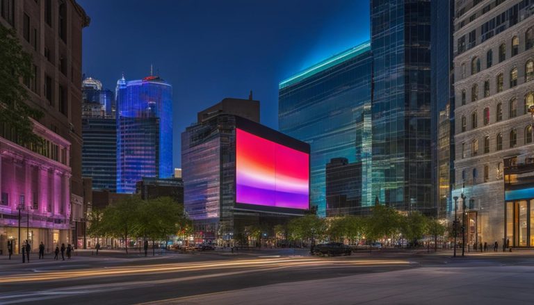 Big LED screen in Madison