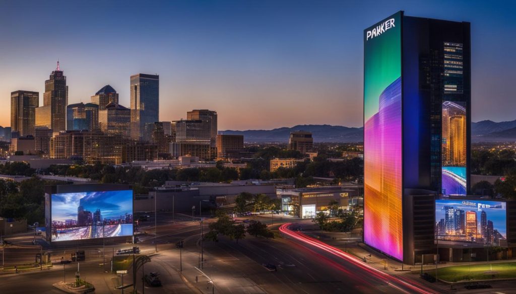 Big LED screen in Parker