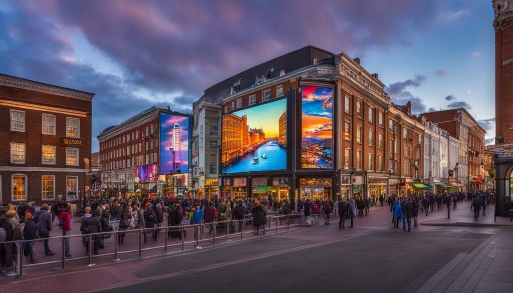 Big LED screen in Portsmouth