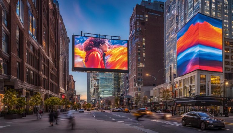 Big LED screen in Quincy