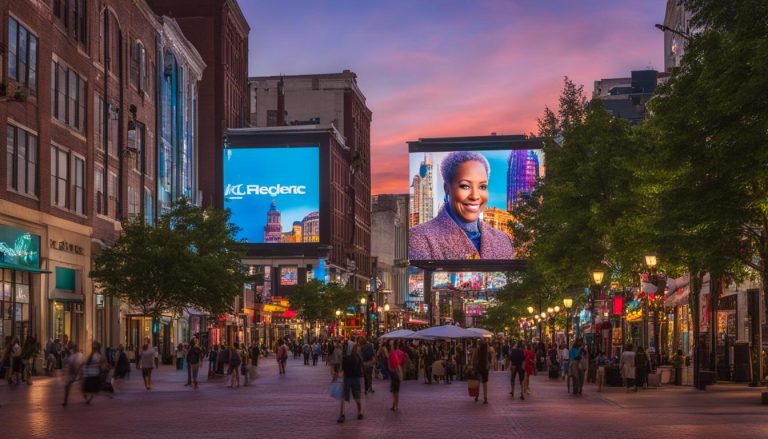 Big LED screen in Wilmington