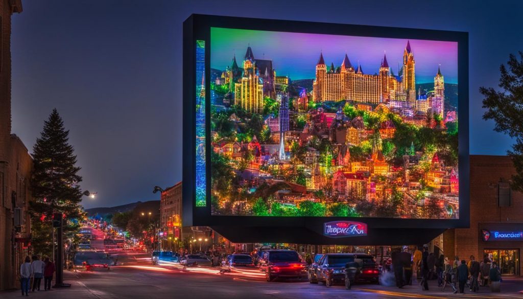 Castle Rock LED Screen