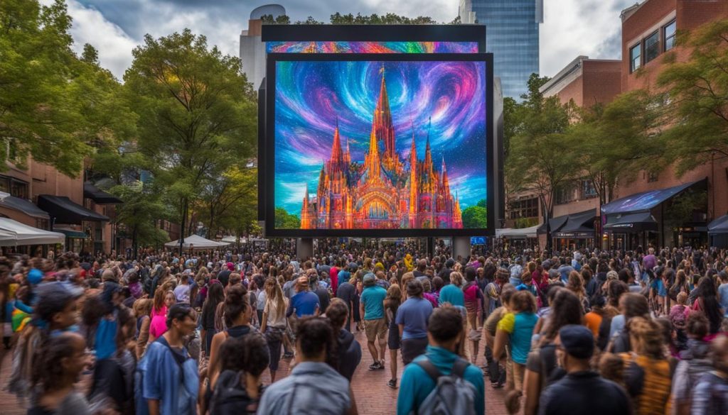 Chapel Hill LED screen