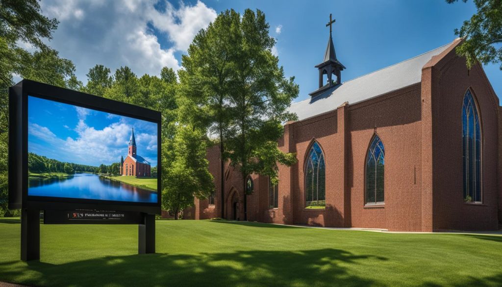 Church LED Screen Installation in Greenville