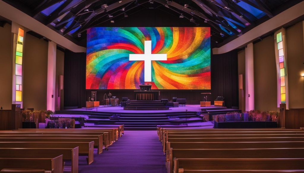 Concord church digital signage