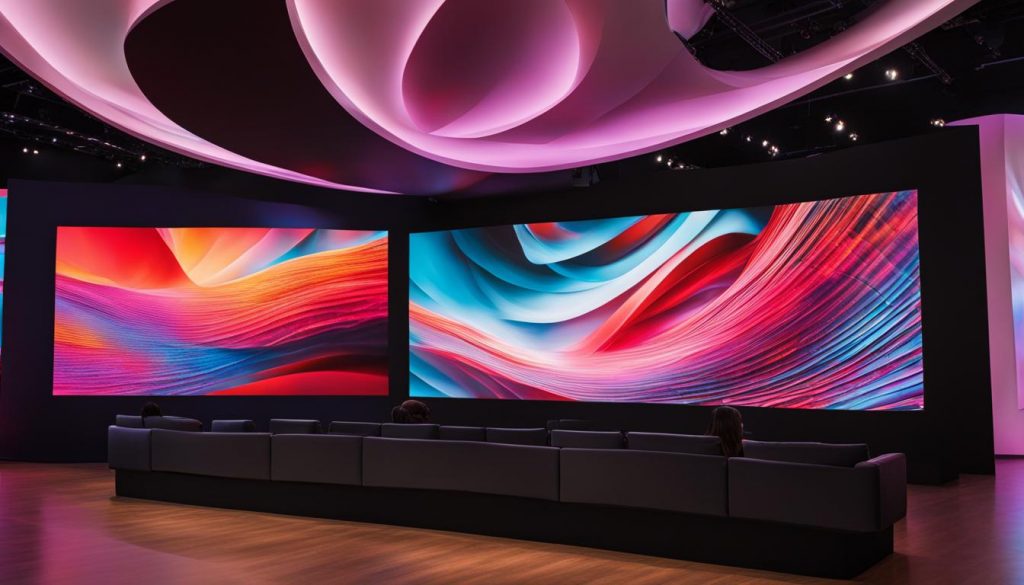 Customizable LED video wall