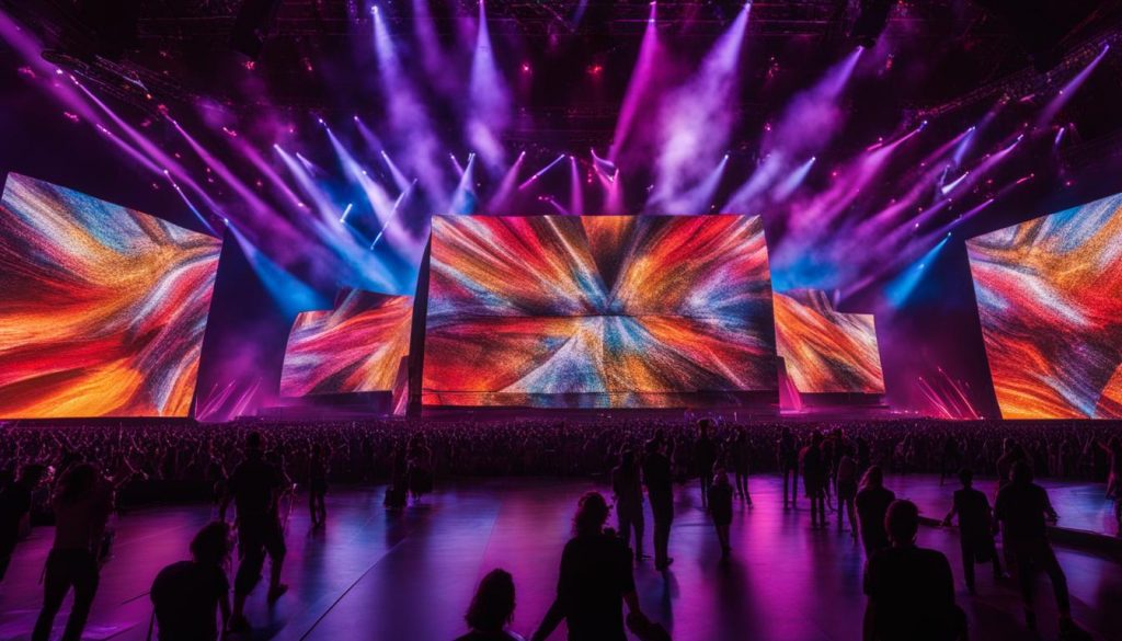 Customized Video Walls for Concerts