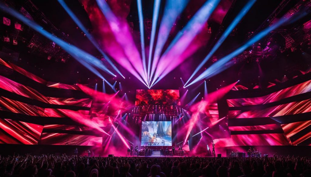 Video walls for concerts in Denver