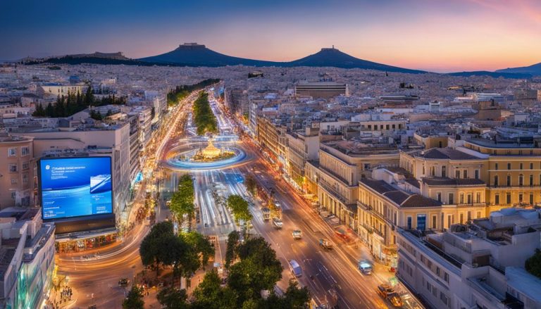 Digital signage in Athens