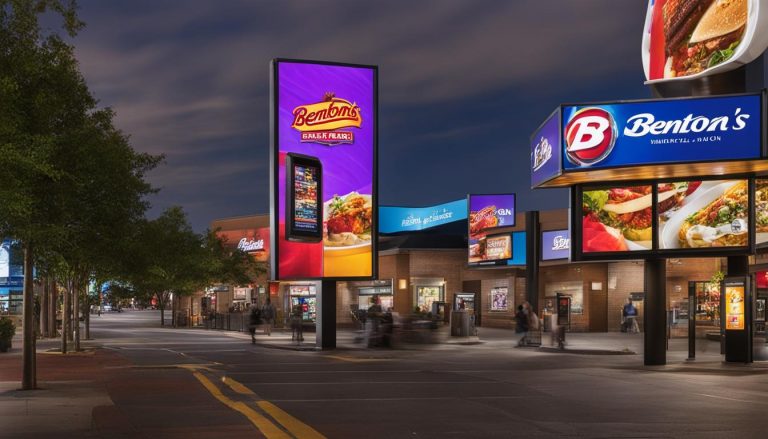 Digital signage in Benton