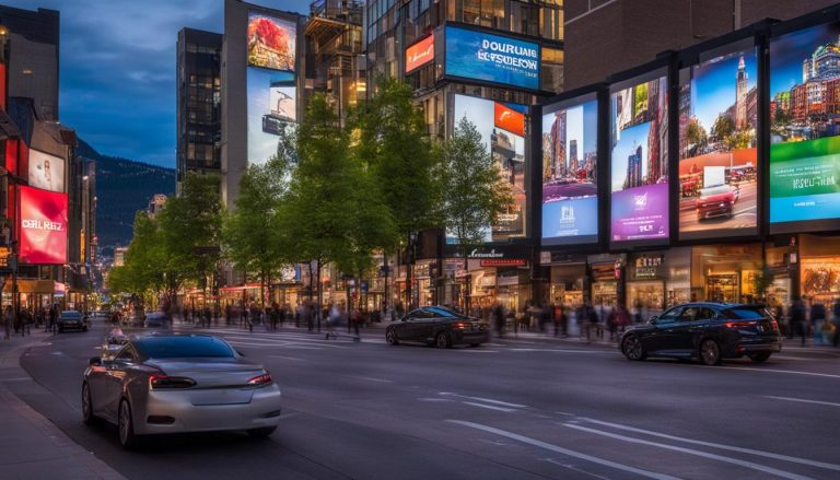 Digital signage in Boulder