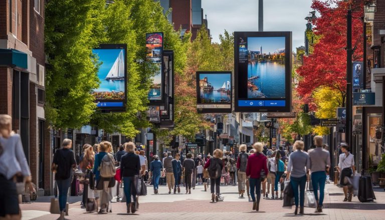 Digital signage in Burlington