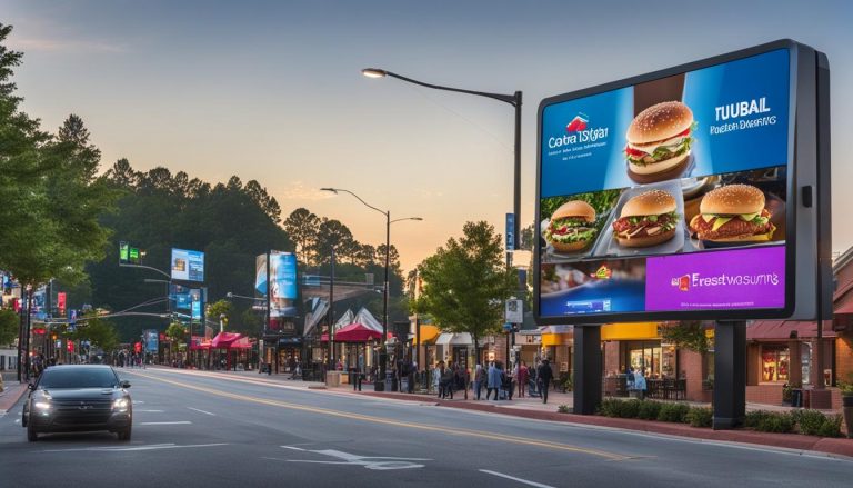 Digital signage in Cary