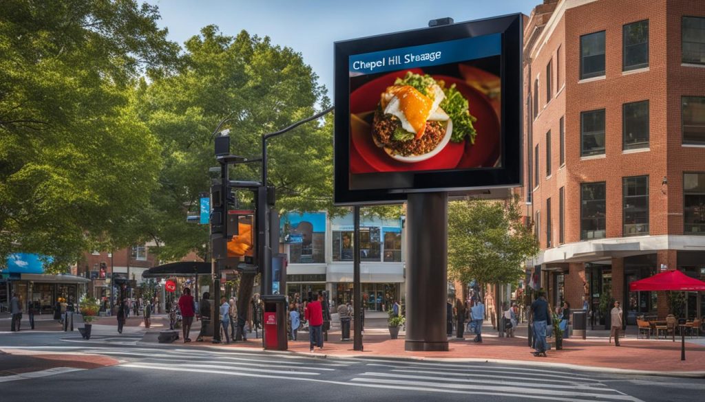 Digital signage in Chapel Hill