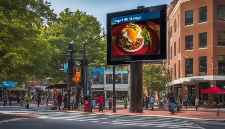 Digital signage in Chapel Hill