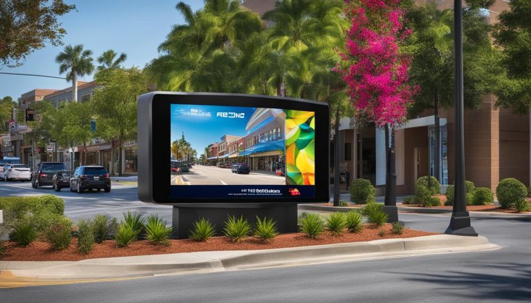 Digital signage in Daphne