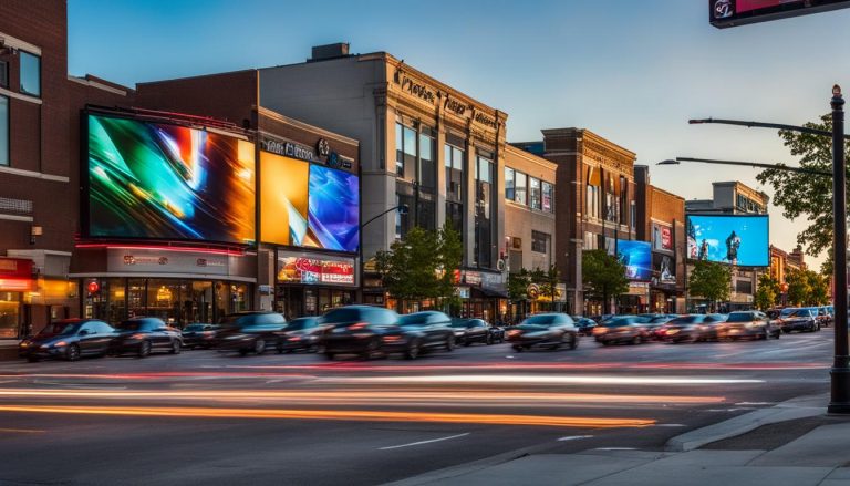 Digital signage in Des Plaines