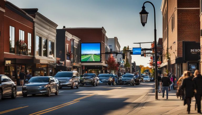 Digital signage in Franklin Township