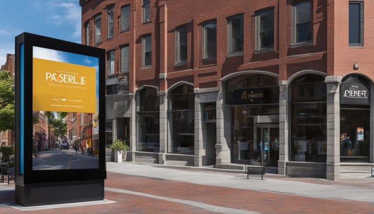 Digital signage in New Bedford