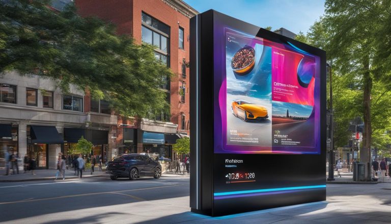 Digital signage in Newton