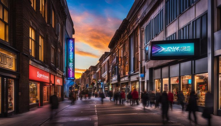 Digital signage in Plymouth